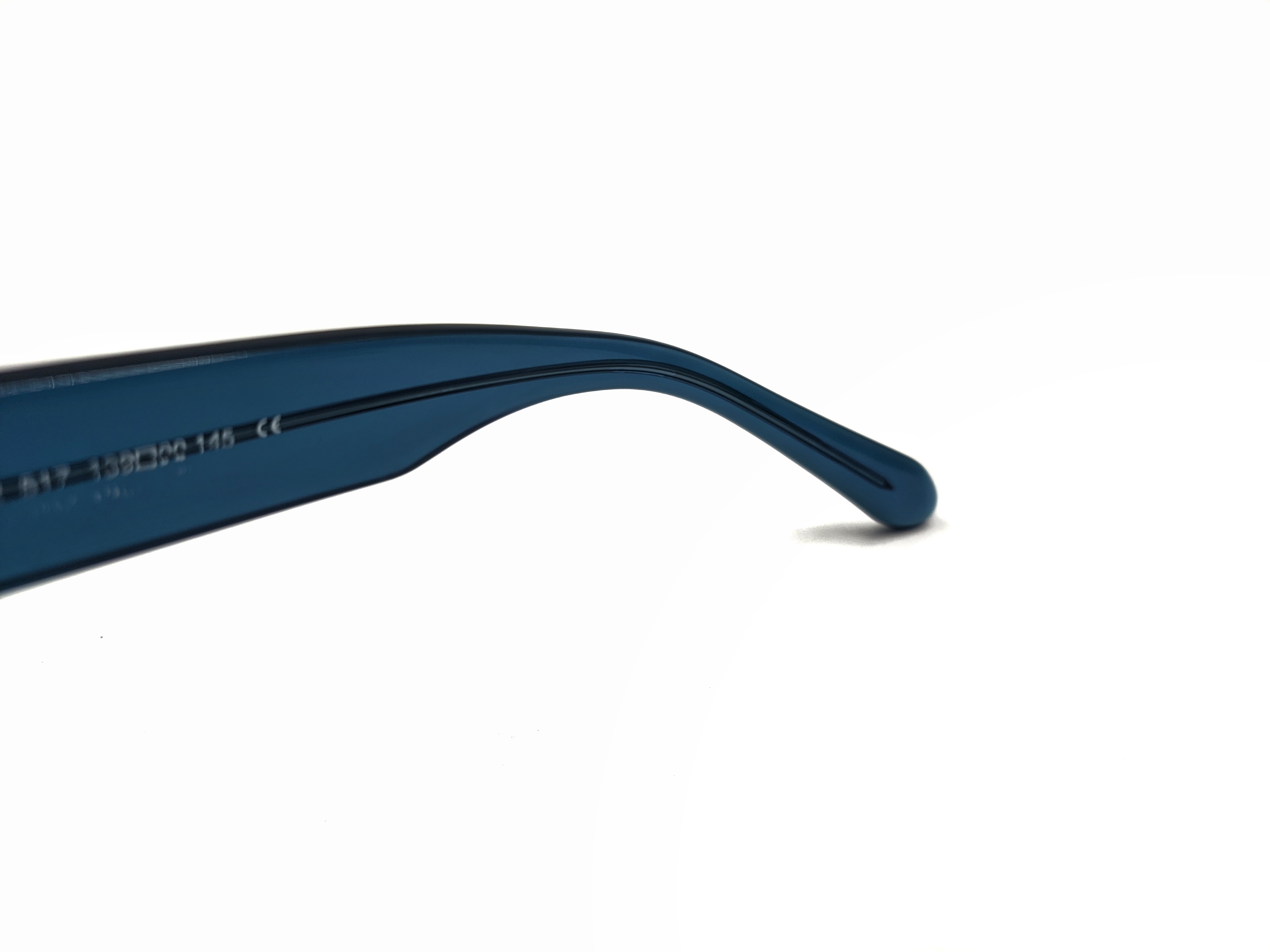 Gafas de sol polarizadas para mujer con marco cuadrado de protección UV personalizadas de acetato azul 2022 tonos de gran tamaño para hombres UV400 moda clásica de lujo