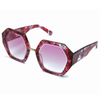 Gafas de sol con lentes de vidrio para mujer, montura de gafas polarizadas de gran tamaño, marca Lunettes-soleil 2022