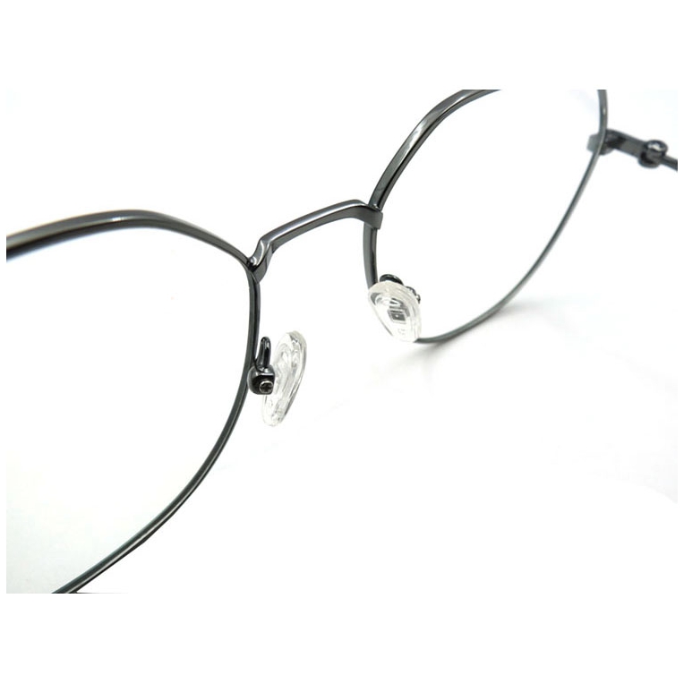 Marco de alambre de acero negro Marcos de anteojos de mujer más nuevos Marcos de anteojos de moda de hombres más nuevos