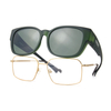 Ajuste personalizado sobre gafas de sol Río polarizado Fitover hombres gafas de sol 2022 mujeres de gran tamaño tonos miopía adecuado