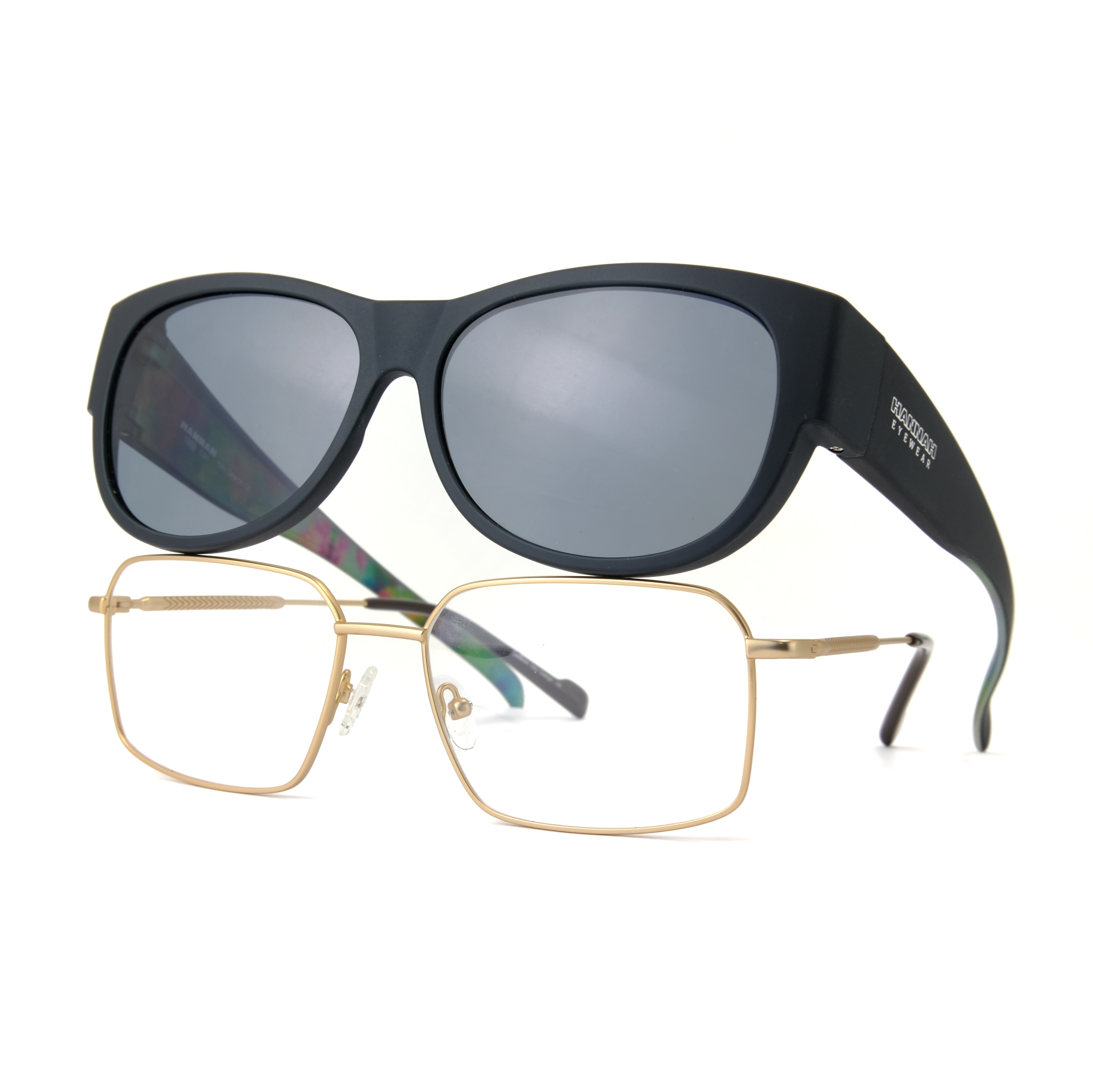 Gafas de sol de ajuste personalizado río negro espejo blu ray polarizadas Fitover mujeres gafas de sol 2021 hombres tonos de gran tamaño