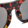 Gafas de sol de acetato de carey, marco cuadrado personalizado para mujer, las mejores gafas de sol de gran tamaño, fabricante de monturas para gafas