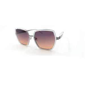 Nueva tendencia de diseño de gafas de sol Marco de chapa de moda Marco negro Cuadrado