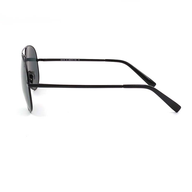 Gafas de sol con lentes grises Proveedores de gafas con montura de acero inoxidable Gafas de sol Freedom Factory