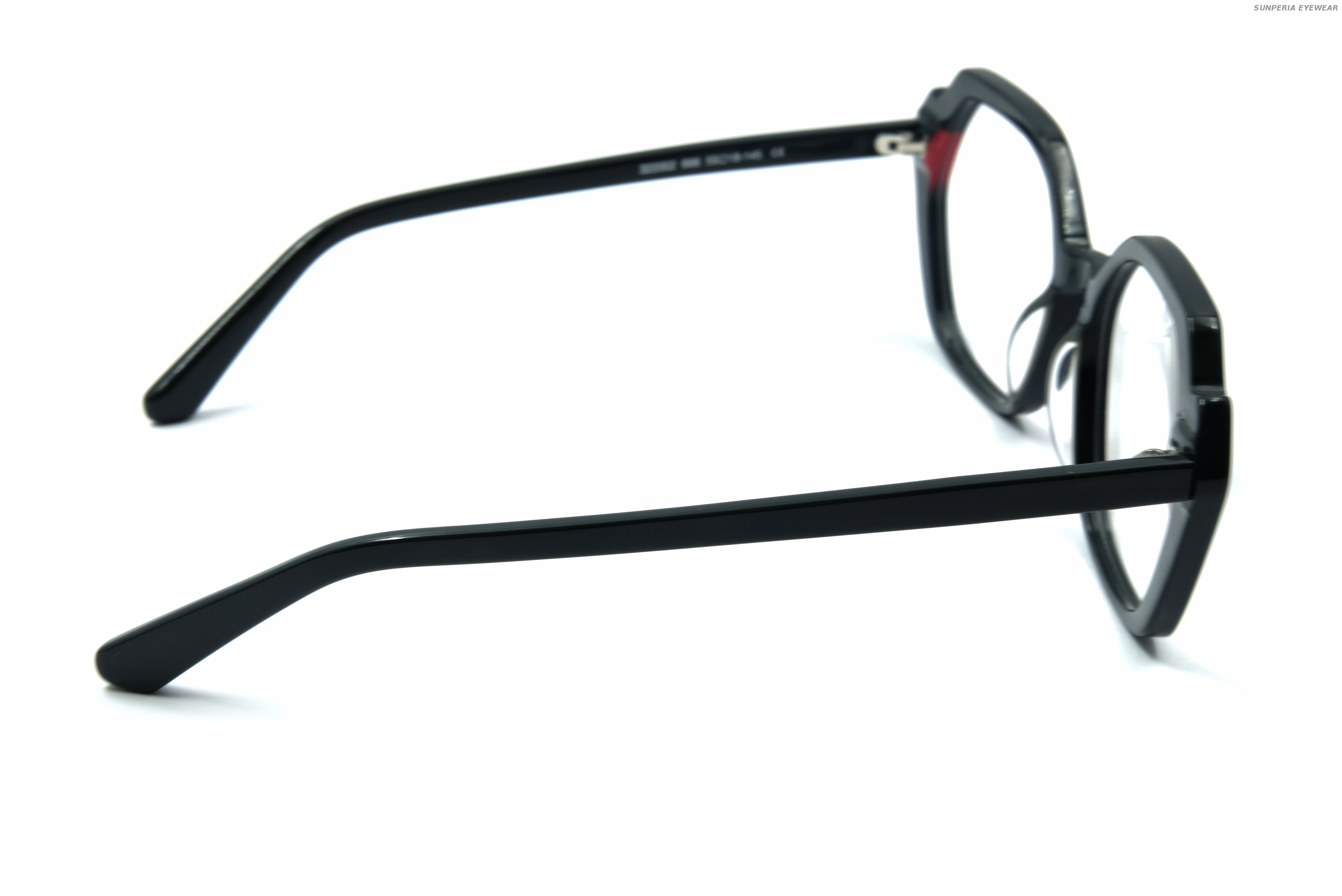 Gafas de sol que bloquean la luz azul, gafas de acetato de río, montura de gafas, moda, espejo negro, Blu Ray