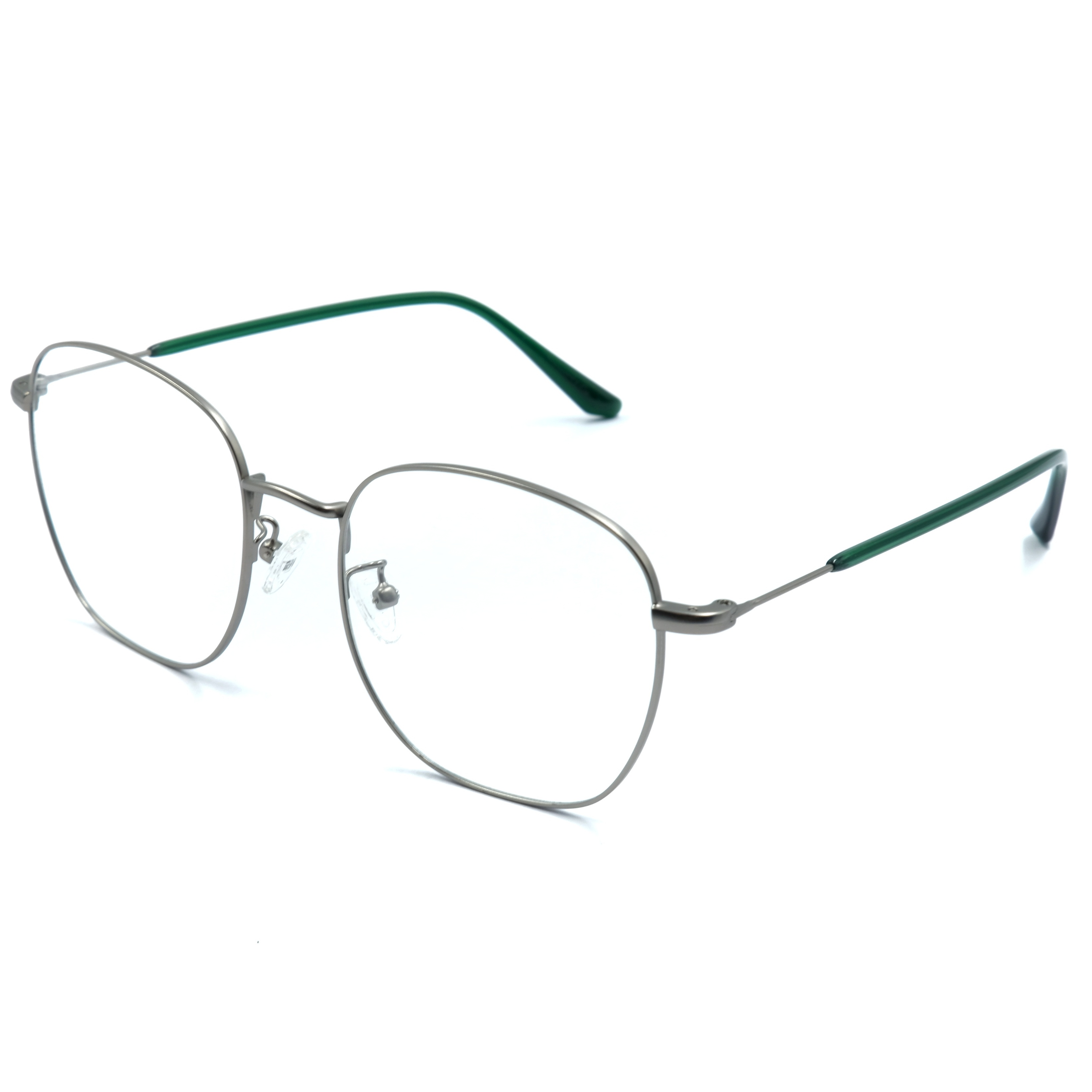 Montura de gafas Acetato verde Gafas de luz azul personalizadas Monturas ópticas de moda Gafas de gafas de China